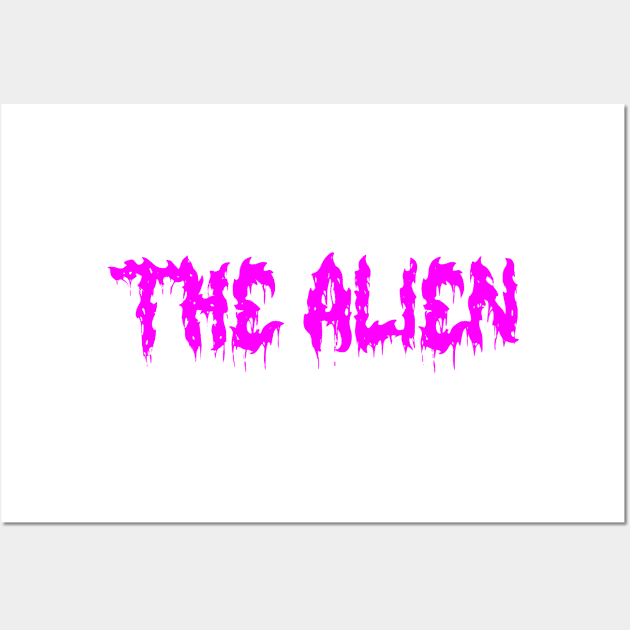 The Alien // Pop Fan art style Wall Art by The Dare